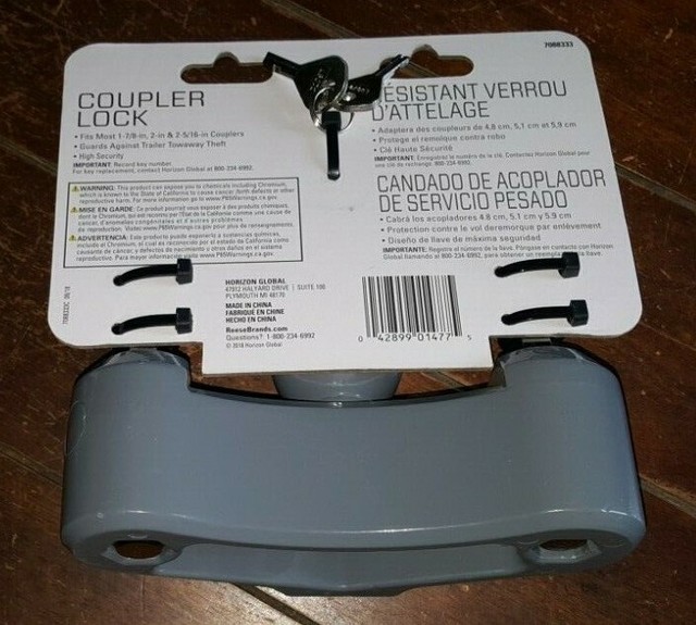 Reese Towpower High Security Heavyduty Coupler Lock W/2 Keys Model 7088333 for sale online eBay