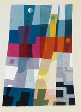 SOPHIE TEAUBER-ARP Art Poster or Rolled Canvas Print "COMPOSITION"