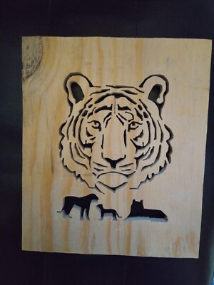 Handcrafted scroll saw wood work. Willing to do original, colors, gloss finish
