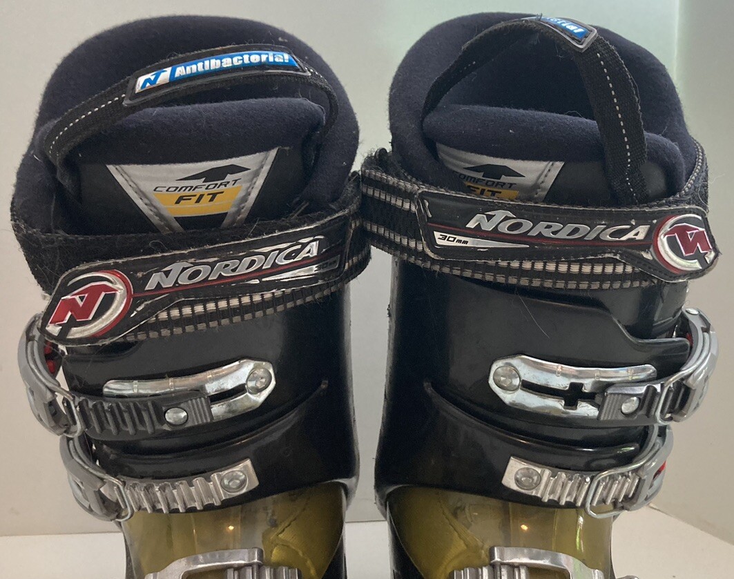 Nordica Cruise NFS 80 Black Yellow Downhill Ski Boots MENS Size 27.0