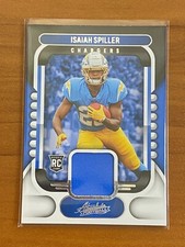 2022 Panini Absolute Football Rookie Materials Jersey #ARM-16 Isaiah SPILLER