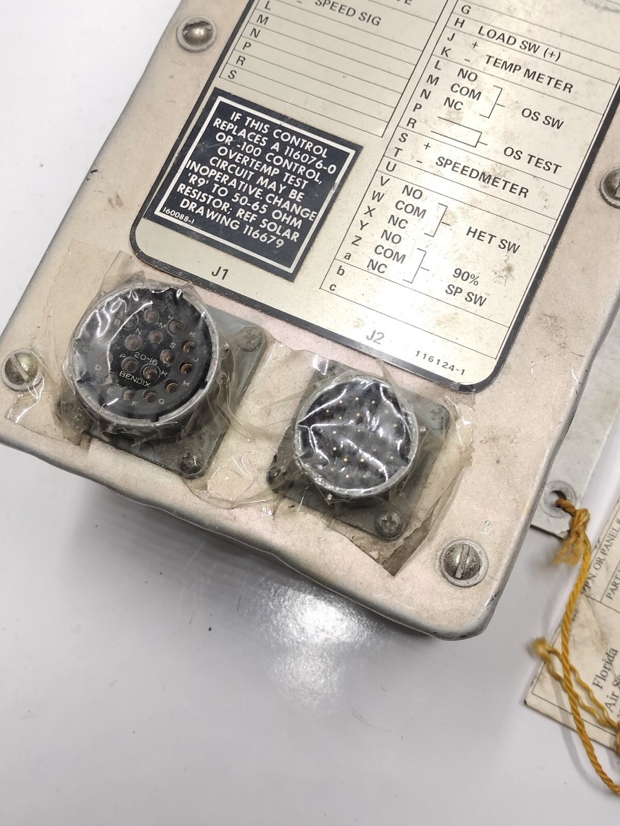 H Solar Speed Temperature Air Bleed Control 28V PN 116076-200 | eBay