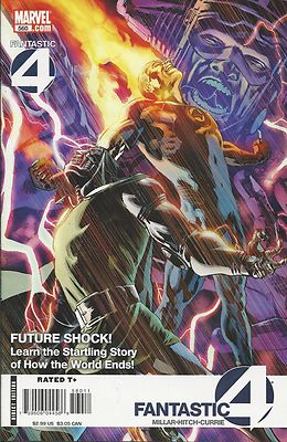 Fantastic Four Comic 560 Cover A First Print 2008 Mark Millar Bryan HItch Currie