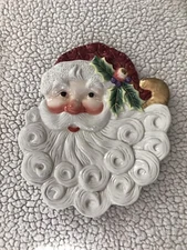Fritz and Floyd Essentials Christmas Santa Canape Plate Santa’s Cookies Tray