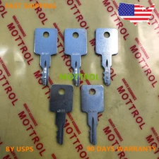 5PK NG100 Tractor & Heavy Equip Key-Fits MANY Brands Grove Vermeer Cushman Huber