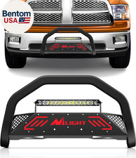 Bull Bar With Light Barlicense Plate Hole For 2009-2018 Dodge Ram 15002019-202