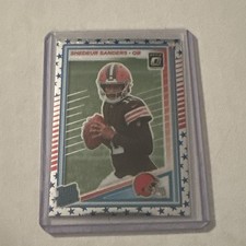 2025 Panini Donruss Optic - Rated Rookie Shedeur Sanders #203 Stars Prizm (RC)