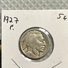 1927-P Buffalo Nickel 5C Philadelphia Mint Business Strike Circulated Coin