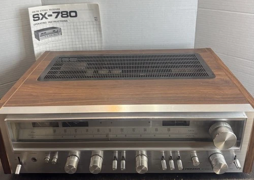 PIONEER SX-780 AM/FM STEREO RECEIVER Vintage w/Manual Tested & Working
