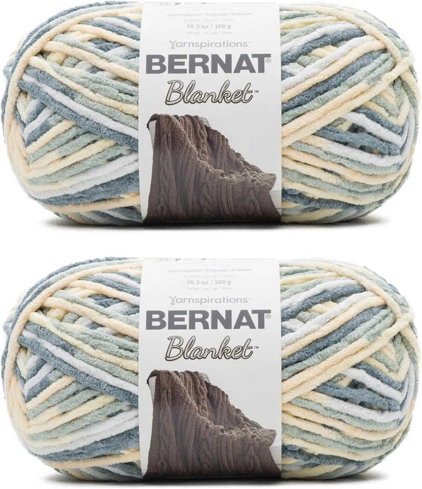 Soft Sunshine Green Super Bulky Chenille Yarn - 2 Pack of 300g for Cozy Crafting - Image 3 of 4