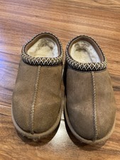 UGG Brand Big Kids 1019066K Tasman Chestnut Shoes Slippers Sandals Size 13