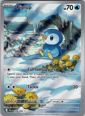 Piplup - ME02: Phantasmal Flames 098/094 Holo NM