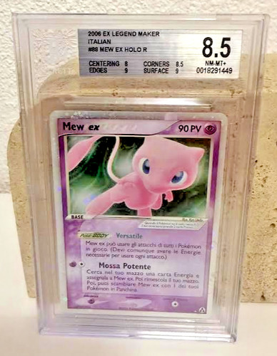 2006 POKEMON EX LEGEND MAKER #88 MEW EX-HOLO LEGEND MAKER BGS 8.5