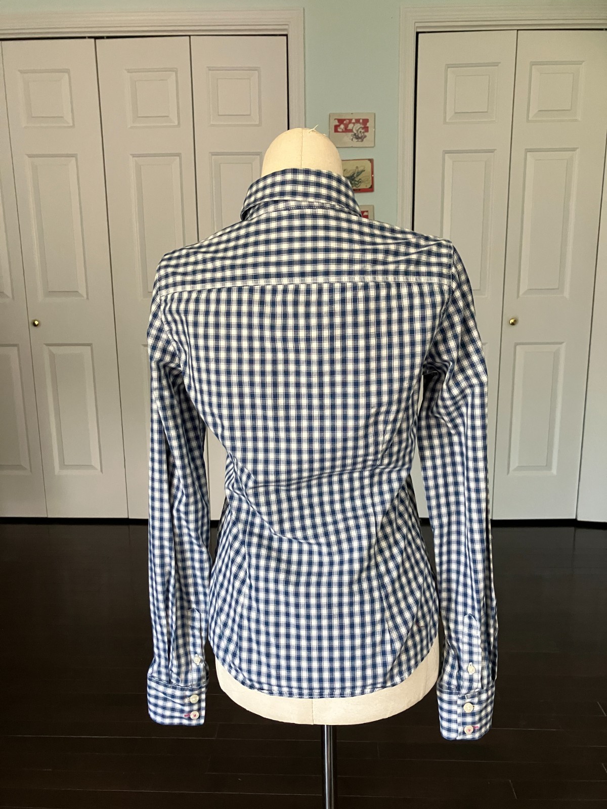 Jack Willis Gingham Buttonfront Shirt Dark Blue A… - image 14
