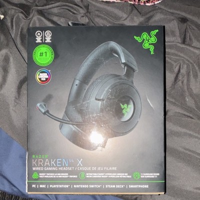 Razer Kraken V4 X Black Wired Gaming Headset 3.5mm Jack, Surround Sound, Mic