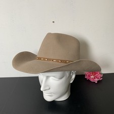 Bailey - Carlsbad XXXXX Castor Western Fieltro Vaquero Sombrero - 7 1/8 57 - Hecho en EE. UU.
