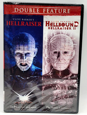Double Feature: Hellraiser / Hellbound: Hellraiser II [DVD] FACTORY SEALED NEW
