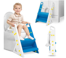 Potty Training Seat, Upgrade Foldable Step Stool, for Boys and Girls 1-3