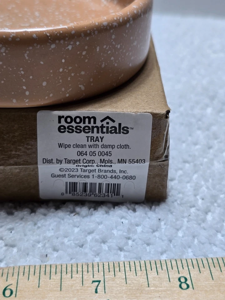 Room Essentials Decorative Tray 7x4 Inch Wipe Clean with Damp Cloth (BB) - Image 3 of 4