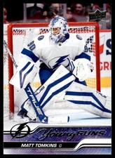 2023-24 Upper Deck Young Guns Matt Tomkins Rookie Tampa Bay Lightning #470