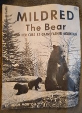 Midred the Bear and Cubs at Grandfather  Mountain Vintage Pamphlet