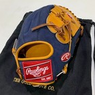 Rawlings Heart of the Hide Tan Two Piece Web 12 In Baseball Glove Denim Back RHT — photo 6
