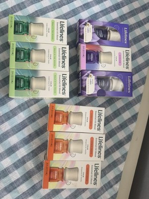 Lot Of 9 Lifelines Essential Oil Blend, Citrus Grove, Walk In The Woods,in bloo