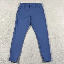 BYLT Everyday Jogger Pants Mens 31 Blue Performance Stretch Chino Commuter