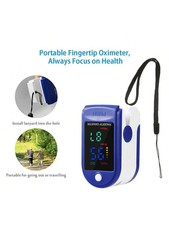 LED Fingertip Pulse Oximeter Blood Oxygen Saturation Monitor SpO2 Heart Rate Met