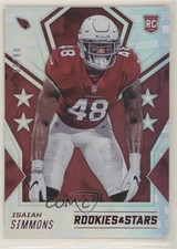 2020 Panini Rookies & Stars Rookie Longevity /80 Isaiah Simmons #142 0nr3