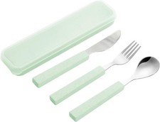 3-Piece Children Utensils Set 18/10 Stainless Steel Child Flatware Set