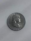 1952 Franklin Half Dollar 50C Silver Coin Circulated Business Strike