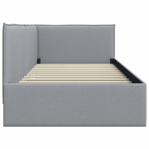 Eckbettgestell | Bettgestell | Polsterbett | Jugendbett | Bettrahmen | 90x200 cm - Bild 60 von 98