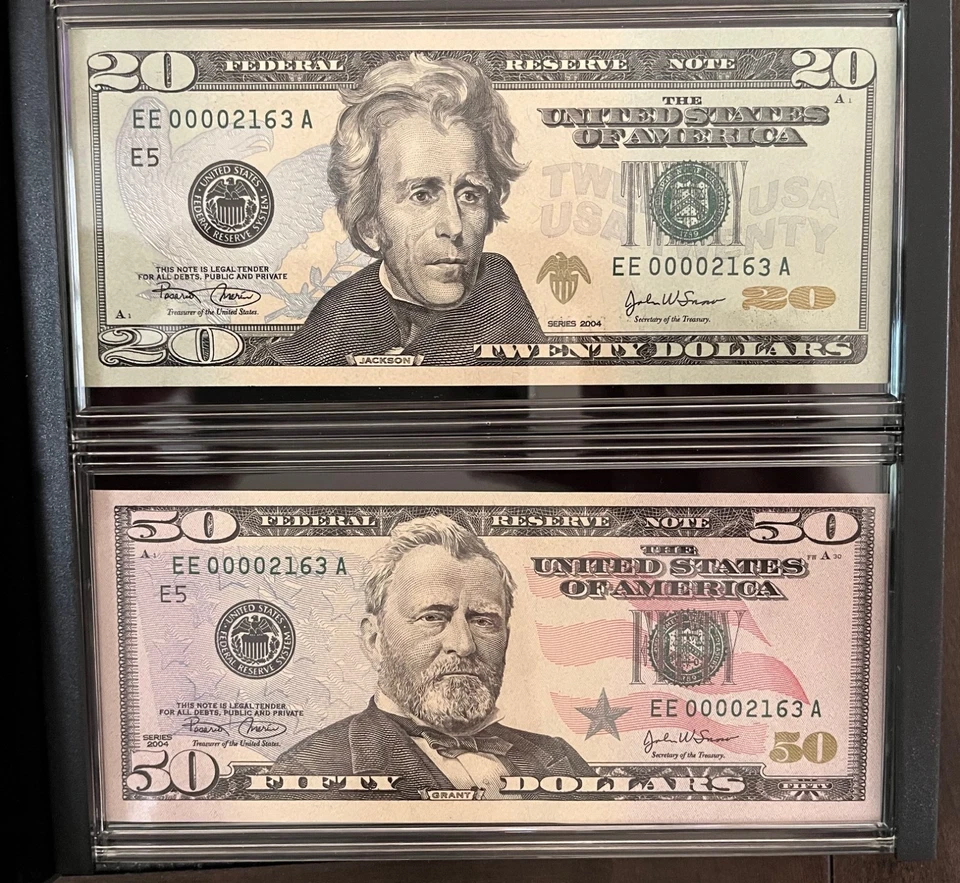 Richmond Evolutions Series 2004 $20 & $50 Matching Set EE00002163A - Image 2 of 4