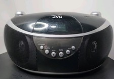 JVC RD-EZ11 Portable CD Player AM/FM Radio Boombox - Tested Working w/ Cord