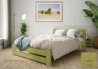 Nodax Aurora F1 Model Eco-Finish Colour Wooden Bed Frame ALL SIZES