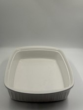 CorningWare French White Stoneware Baking Dis...