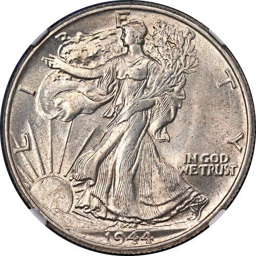 1944-P Walking Liberty Half NGC MS64 Superb Eye Appeal Strong Strike