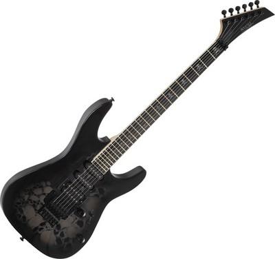 Vielseitige E-Gitarre mit zwei Singlecoil-  und einem Humbucker-Tonabnehmer