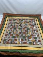 Vintage 1984 Totes Rain Scarf Polyester Water Repellent Japan Rasta Colors 26