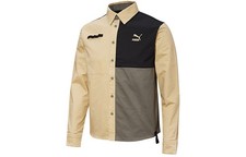 PUMA Casual Patchwork Collar Shirt