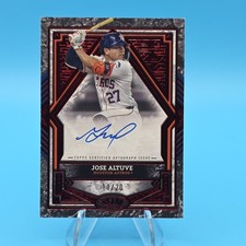 2025 Topps Tier One Jose Altuve Base Tier 2 Autographs Red Foil 11/20