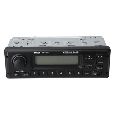 REI Radio ST-1000 AM/FM/WB/AUX Stereo Radio w/ISO Connector | eBay