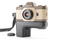  N MINT/Winder Pentax Auto 110 Maroon Safari SLR Film Camera 24mm F/2.8 JAPAN