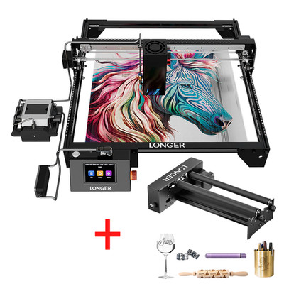 NEW LONGER Ray5 20W Laser Engraver 450-460 Nm Engraving Machine + Roller