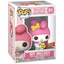 Funko Pop! Hello Kitty & Friends #91 My Melody - Exclusive GLOW w/ Protector