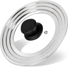 Universal Lid for Pots and Pans Skillets, Stainless Steel Pan S-6-7-8 Inch 