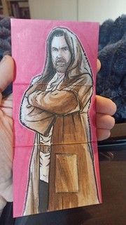 Topps Star Wars Masterwork 2022 Tryptich Sketch Obi Wan Kenobi 1/1