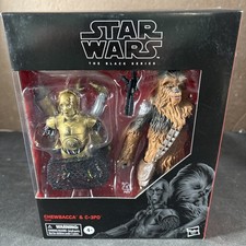 CHEWBACCA C-3PO DELUXE STAR WARS BLACK SERIES 1 12 ACTION FIGURE NEW