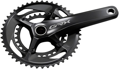 Shimano GRX FC-RX810-2 Crankset 170mm 11-Speed 48/31t 110/80 BCD Black